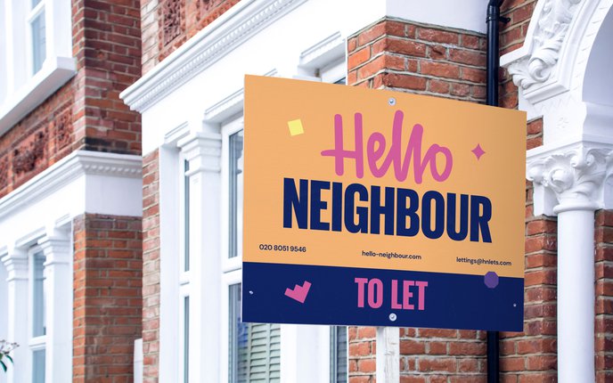 Very Own Studio Hello Neighbour To Let Sign Cover Medium